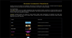 Desktop Screenshot of coverbands.eu